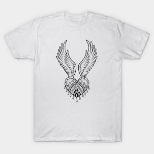 Winged Heart Mandala T-Shirt